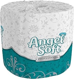 Georgia-Pacific Angel Soft Toilet Paper, 16880, Bulk Case of 80 Rolls, 450 Sheets Per Roll, Individually Wrapped, 2-Ply Soft and Strong Toilet Tissue