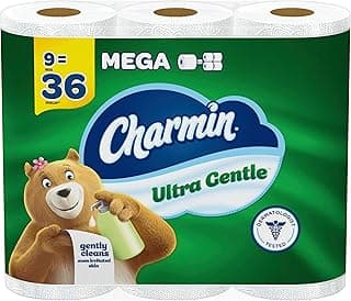 Charmin Ultra Gentle Toilet Paper, 9 Mega Rolls, 231 Sheets Per Roll